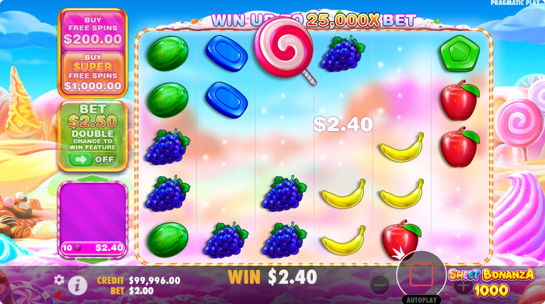Sweet Bonanza 1000 Slot with Free Spins and Bonuses